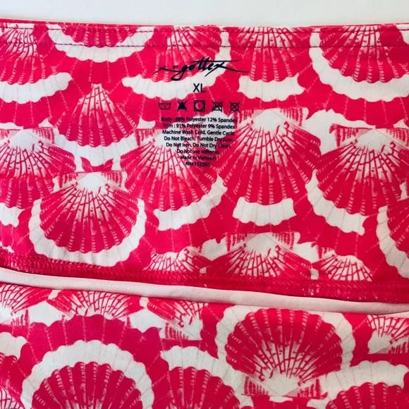 GOTTEX Women's Athletic Skort "Coral Seashell" NWT Size XL - Picture 2 of 7
